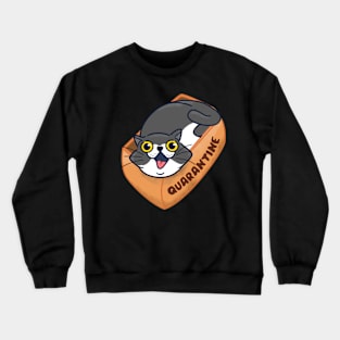 Cat Inside a Cardboard Box Crewneck Sweatshirt